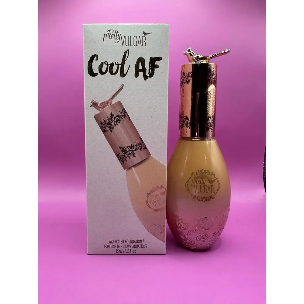 Pretty Vulgar Lava Water Foundation – Shade 62 – New in Box Pretty Bird